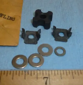 CESSNA p/n G735405 PUMP COUPLING w/ 2 CONNECTORS p/n 735100 AIRCRAFT